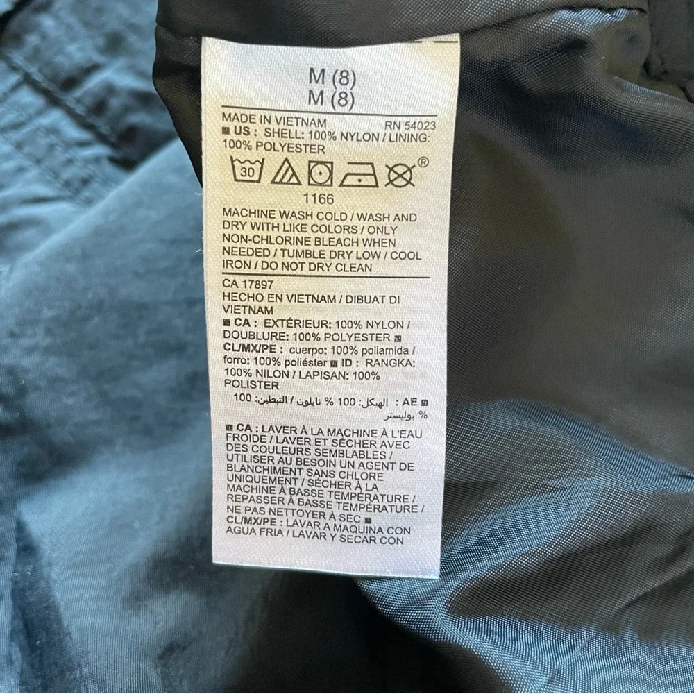 NEW Old Navy Utility Jacket Water Resistant Black Youth Size Medium 8